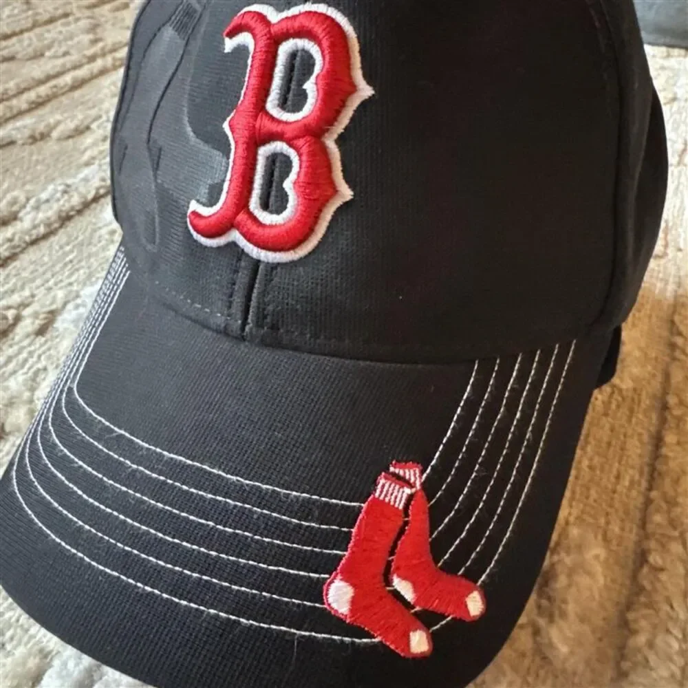 Nineteen47 '47 Twins Boston Red Sox Hat Black Red Baseball Graphic Strapback